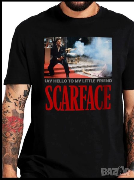 Тениска с щампа SCARFACE MOVIE FRAME, снимка 1