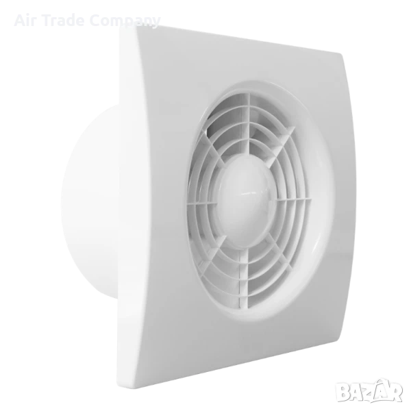 QS/ Ø120 BB – Вентилатор за баня с клапа и сачмени лагери, снимка 1