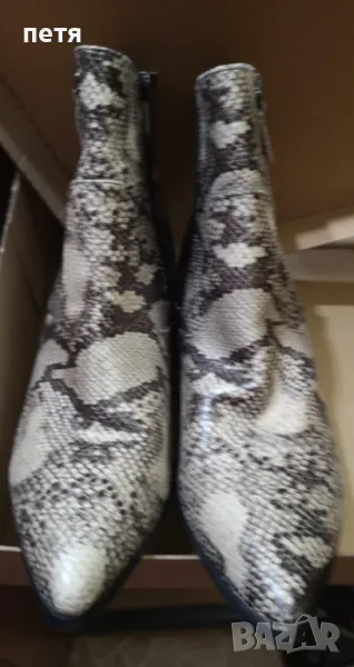 боти змийски принт, снимка 1