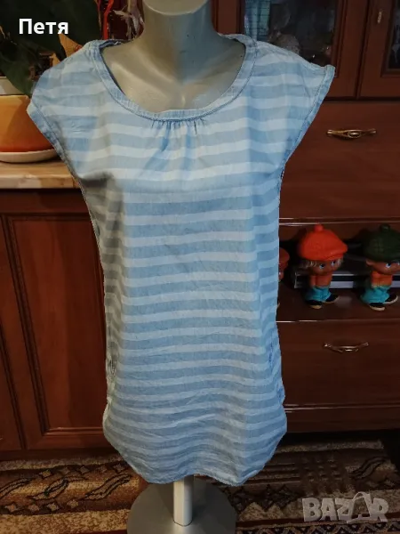 светло синя дънкова рокля  Есмара , снимка 1