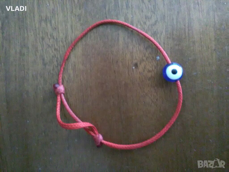 Гривна със синьо топче, снимка 1