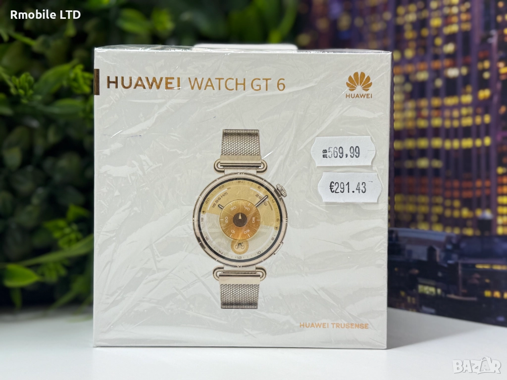 ! НоВо ! Huawei Watch GT6 Gold 41mm 2г Гаранция, снимка 1