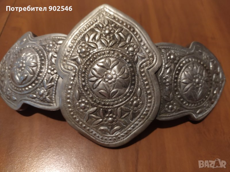 1911 г. Големи сребърни македонски пафти., снимка 1