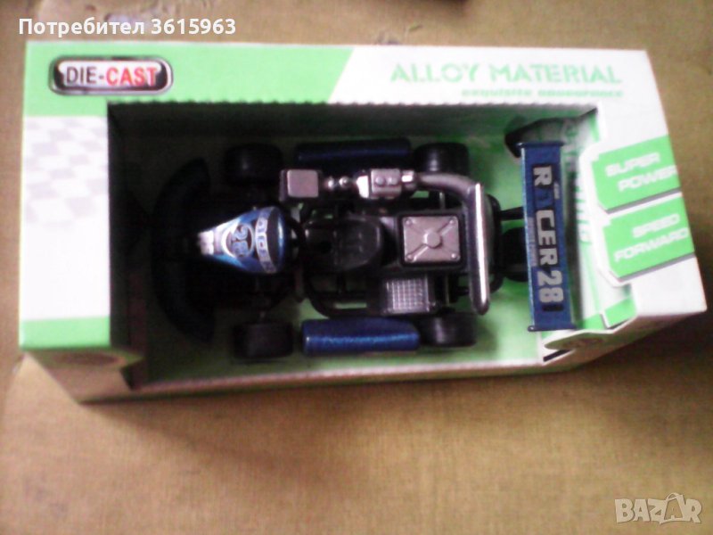 Метална количка Формула 1, снимка 1