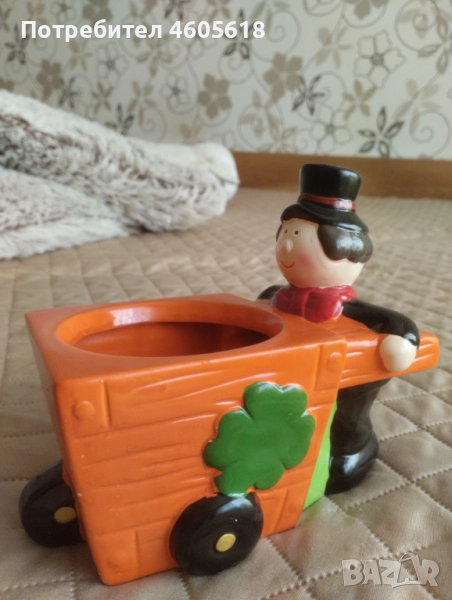 Керамична саксия , снимка 1