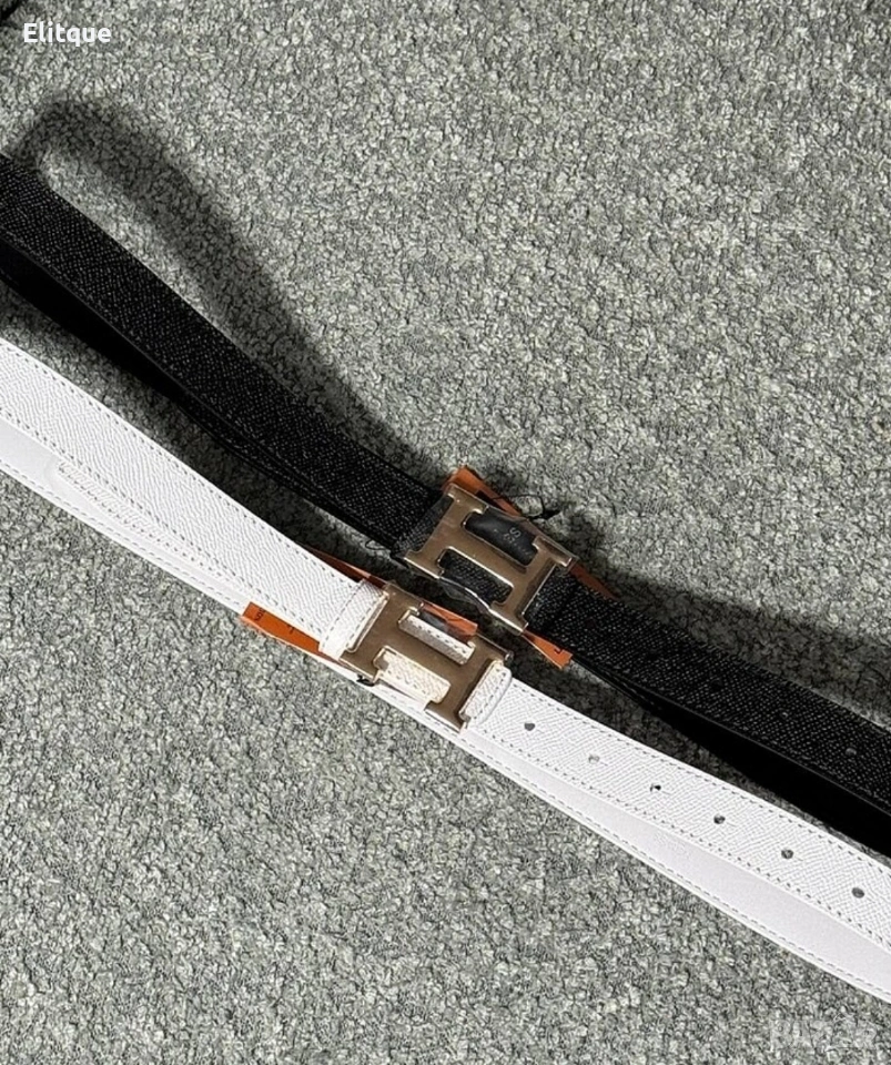 колани от естествена кожа в кутия hermes , снимка 1