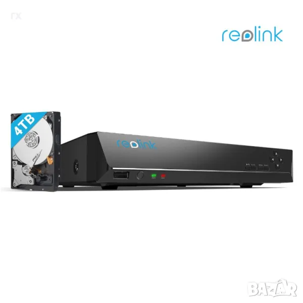 Reolink 16 канален с 4TB, 4k PoE NVR RLN16-410 , снимка 1