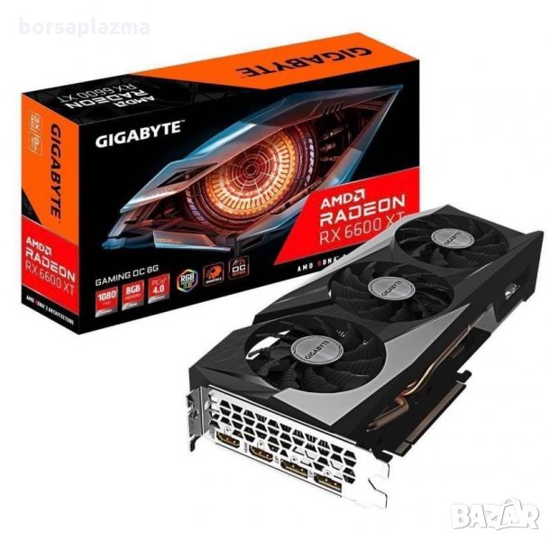 Чисто нова видеокарта GIGABYTE RX 6600 XT Gaming OC, снимка 1