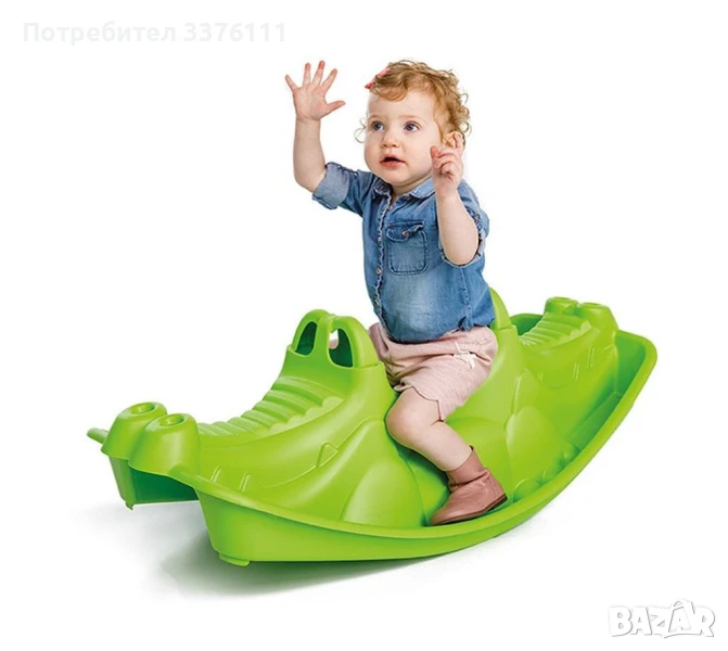 Детска люлка Крокодил, ДВУМЕСТНА , снимка 1