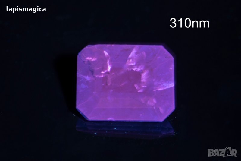 Син апатит 0.80ct октагон шлифовка, снимка 1
