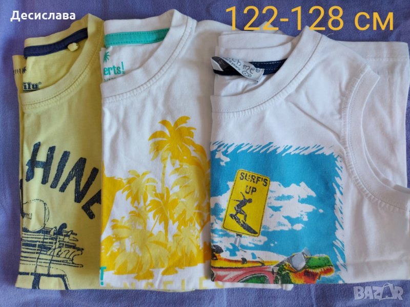 Тениски и потници за момче 122 -128 см, снимка 1