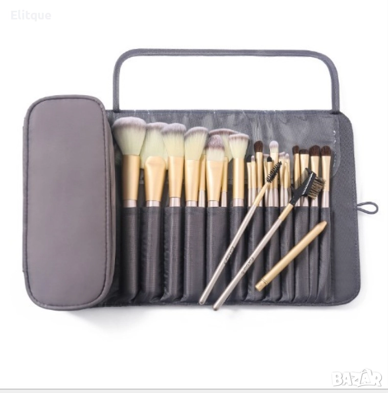 Компактна чанта органайзер за четки за грим HZS440, снимка 1