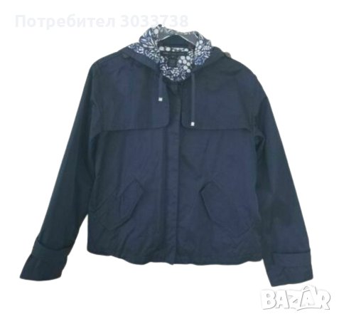 Marc Jacobs Яке за Дъжд Парка с Качулка Тъмно Синьо Размер М, снимка 1