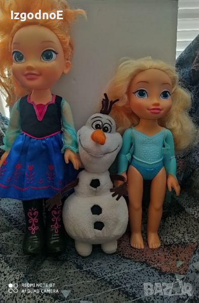Лот кукли Елза и Анна, Олаф от замръзналото кралство, снимка 1