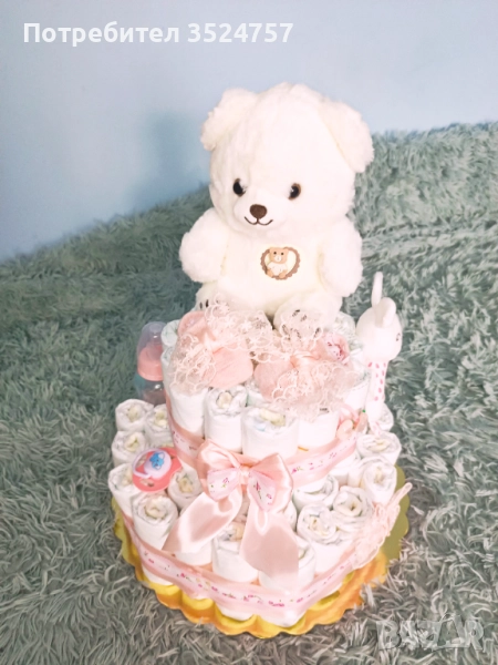 Ръчно изработени Торти от памперси, снимка 1