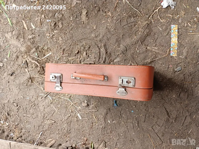 малко кожено куфарче-20лв, снимка 1