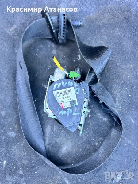 605236400. Предпазен колан преден ляв за Фиат гранде пунто 2006-2012, снимка 1