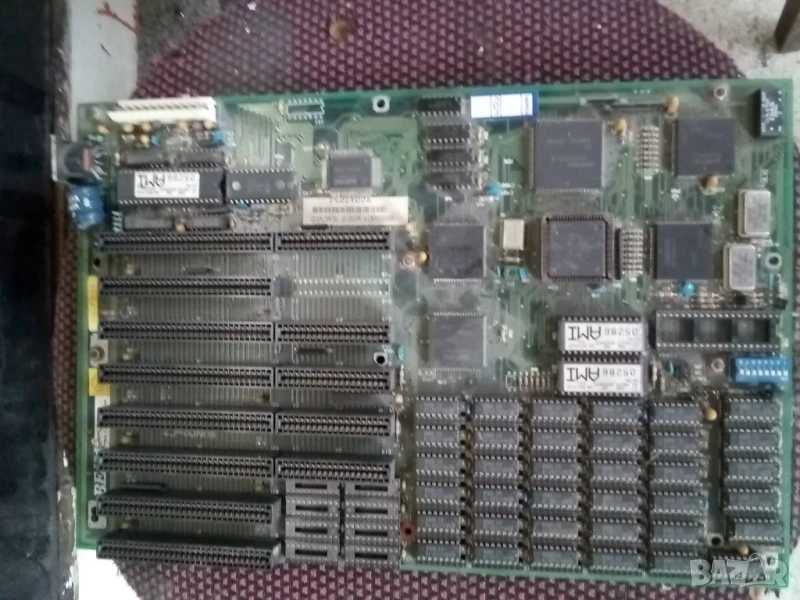 Дънна платка i286 с процесор и 1Мв памет, снимка 1