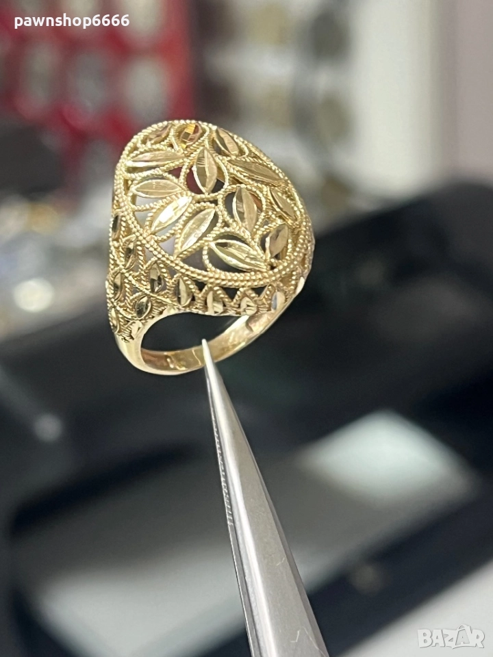 Златен пръстен 14 карата, снимка 1