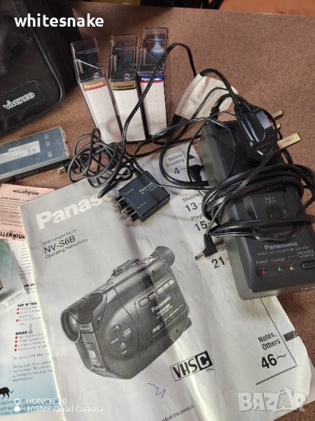  Panasonic NV-S6B VHS-C Camera , снимка 1