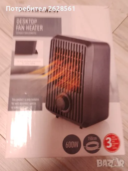 Продавам  настолна вентилаторна печка, снимка 1