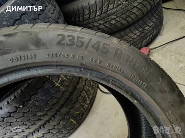 4бр.летни гуми CONTINENTAL 235 45 18 DOT21 цена за брой, снимка 8 - Гуми и джанти - 51292871