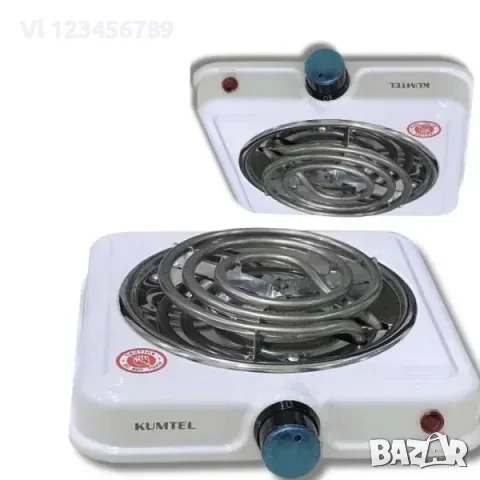 Електрически единичен котлон с нагревател спирала 1000 Вт, снимка 3 - Котлони - 52264890