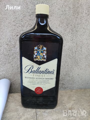 Стъклена бутилка Ballantines,3  литра, снимка 4 - Други - 42009034
