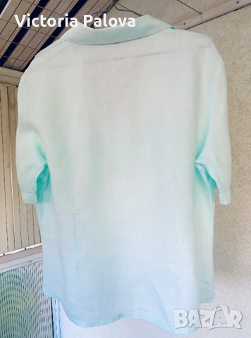 Ленена риза с удължен ръкав IN LINEA, снимка 7 - Ризи - 42278399