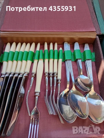 Неупотребяни Стари руски прибори за хранене старинни прибори , снимка 4 - Антикварни и старинни предмети - 50832995