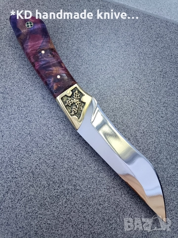 Ръчно изработен ловен нож от марка KD handmade knives ловни ножове, снимка 4 - Ножове - 52860087