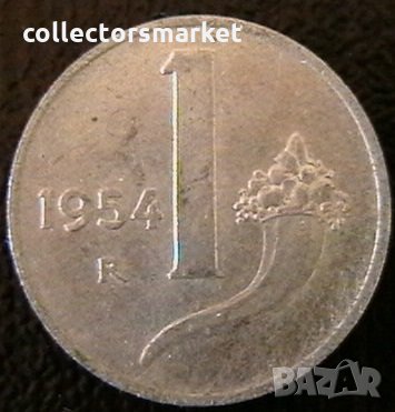 1 лира 1954, Италия