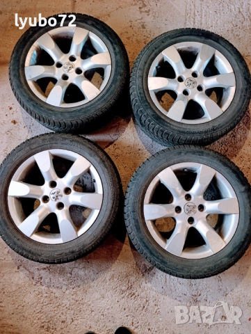 Лети джанти 16" 4х108 - 4 броя комплект със зимни гуми