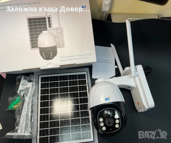 Соларна 10 mpx 4G Сим карта безжична камера kamera sim, снимка 7 - IP камери - 50943580