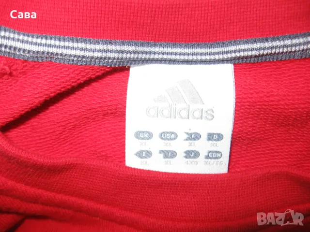 Ватирана блуза ADIDAS  мъжка,ХЛ, снимка 1 - Спортни дрехи, екипи - 48359947