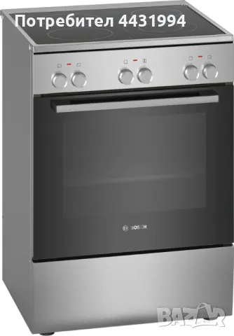 Готварска печка, Bosch.ПЕРФЕКТНО ГОТВЕНЕ И ПЕЧЕНЕ НА НЯКОЛКО НИВА ЕДНОВРЕМЕННО, снимка 1