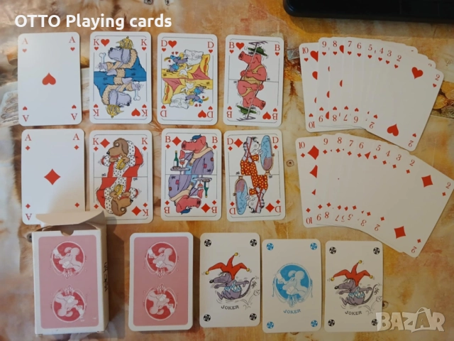 Немски, колекционерски стари карти за игра, оригинал Uli Stein, снимка 3 - Карти за игра - 51161085