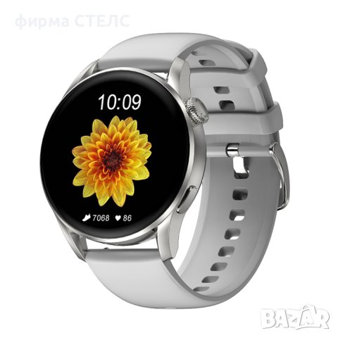 Смарт часовник STELS DT3, Водоустойчив, GPS, EKG, PPG, NFC, 1.36 инча, снимка 3 - Смарт часовници - 41687062