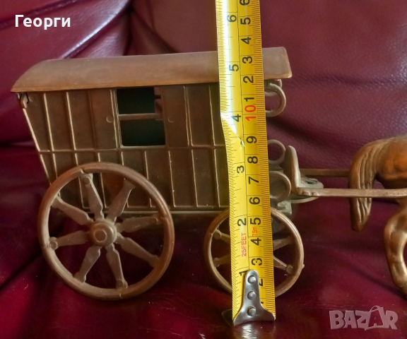 Медни стари каручки, снимка 3 - Антикварни и старинни предмети - 44512171