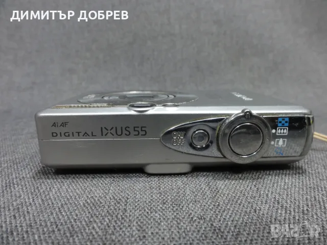 ЦИФРОВ ФОТОАПАРАТ CANON DIGITAL IXUS 55 5.0MP CCD DIGITAL CAMERA Y2K DIGICAM, снимка 6 - Фотоапарати - 55722755
