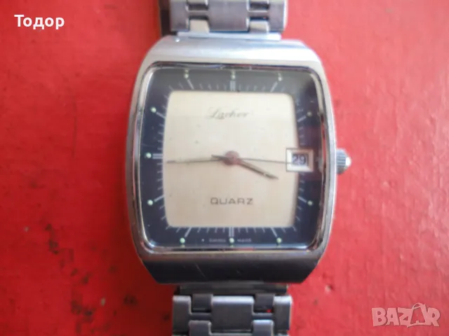 Швейцарски часовник Lacher Quarz, снимка 5 - Мъжки - 47484663