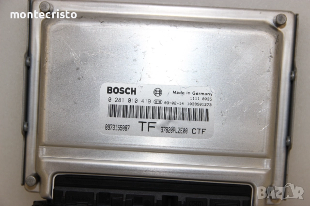 Моторен компютър Honda Civic VII (2001-2005г.) 0281010419 / 0 281 010 419 / 37820PLZE00, снимка 2 - Части - 51873365