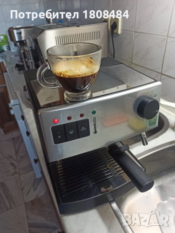 Кафемашина Бриел с ръкохватка с крема диск, работи отлично и прави хубаво кафе с каймак , снимка 2 - Кафемашини - 44215338