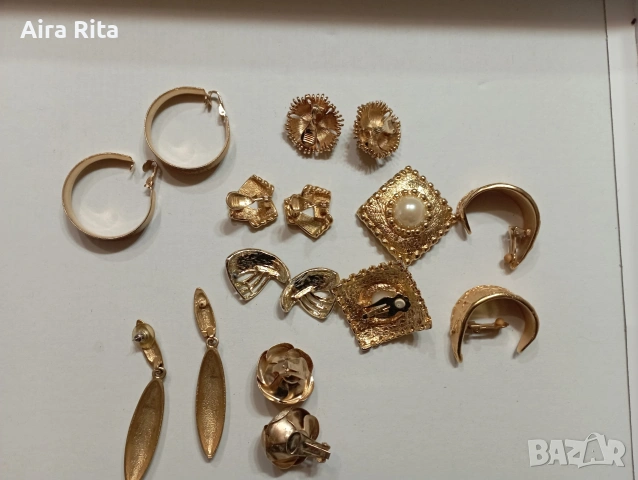 Винтиш, обеци и брожки., снимка 3 - Бижутерийни комплекти - 53810296