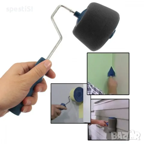 Комплект голям и малък валяк за боядисване с резервоар, снимка 8 - Бои, лакове, мазилки - 49692898