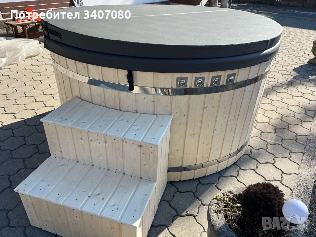 Джакузи на дърва външно с всички екстри, снимка 3 - Басейни и аксесоари - 52972527