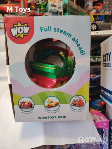 Sam the Steam Train – Влакче с вагон и фигурки от WOW Toys ✨🚂
🎉 Промоция, снимка 4 - Коли, камиони, мотори, писти - 50951900