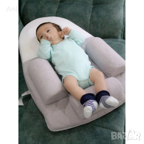 Бебешка възглавница за спане Babyjem против колики, с черешови ядки