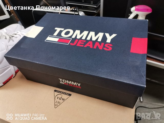 Чисто нови маратонки Tommy Hilfiger / номер 45, снимка 6 - Маратонки - 42707228