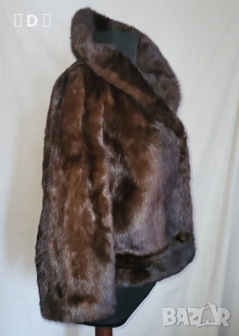 НОРКА / ВИЗОН  късо палтенце с 3/4 ръкав - М, снимка 3 - Якета - 53583015